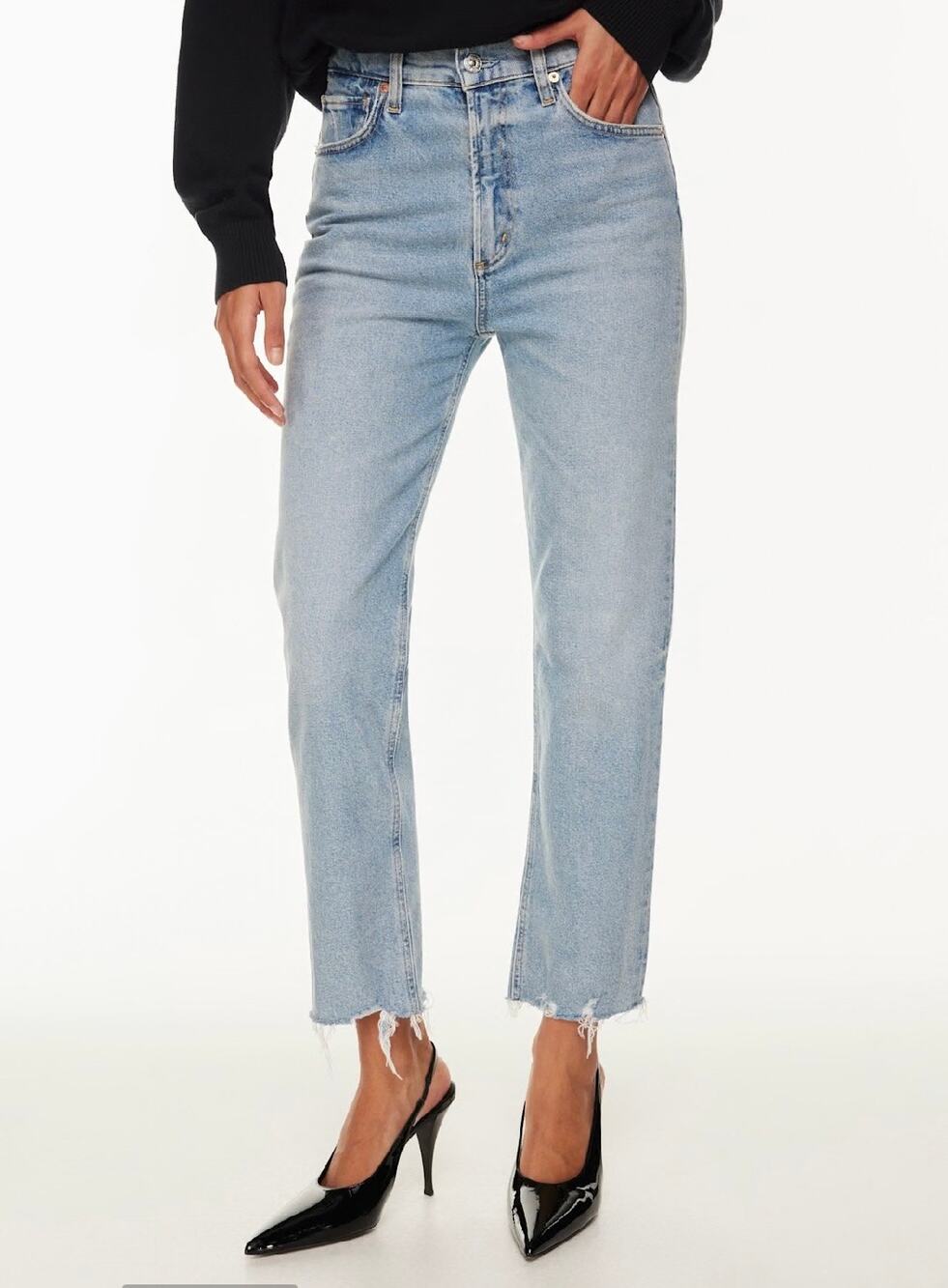 Citizens of Humanity Daphne Crop Jeans Sz. 28 blue NWOT